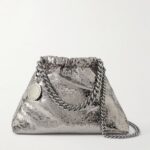 Falabella Mini Metallic Cracked Vegan Shoulder Bag Thumbnail 1