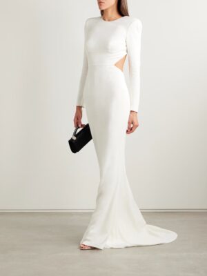 STELLA MCCARTNEY Open-back Crepe Gown
