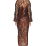 Sequins Mesh Midi Dress Thumbnail 5