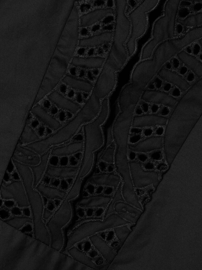 Rachel Broderie Anglaise Cotton-poplin Kaftan Full Size Image 3