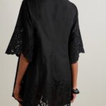 Rachel Broderie Anglaise Cotton-poplin Kaftan Thumbnail 2