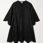 Rachel Broderie Anglaise Cotton-poplin Kaftan Thumbnail 4
