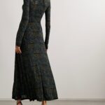 Koa Ruched Printed Stretch-jersey Turtleneck Maxi Dress Thumbnail 3