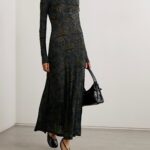 Koa Ruched Printed Stretch-jersey Turtleneck Maxi Dress Thumbnail 1
