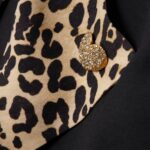 Embellished Pussy-bow Wool and Silk-blend Crepe Mini Dress Thumbnail 2