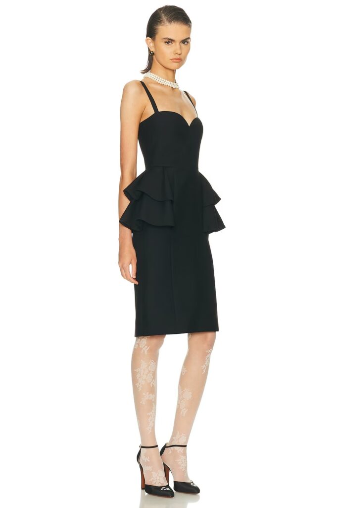 Peplum Dress Full Size Image 2