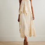 Tiered Lace Midi Dress Thumbnail 1