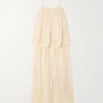Tiered Lace Midi Dress Thumbnail 4