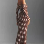 Long-Sleeve Off-The-Shoulder Mesh Maxi Dress Thumbnail 3