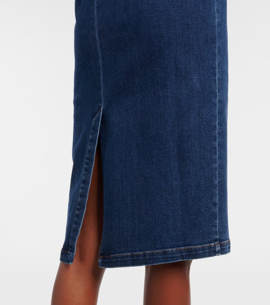 Rennes Denim Midi Dress Full Size Image 3