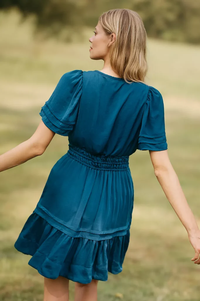 The Somerset Silky Mini Dress Full Size Image 2