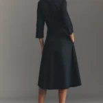 Saffron Fit & Flare Midi Shirt Dress Thumbnail 4