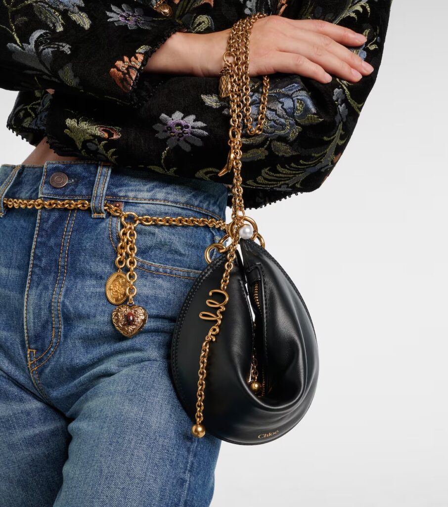 Chloé Icons Medium Leather Shoulder Bag Full Size Image 2
