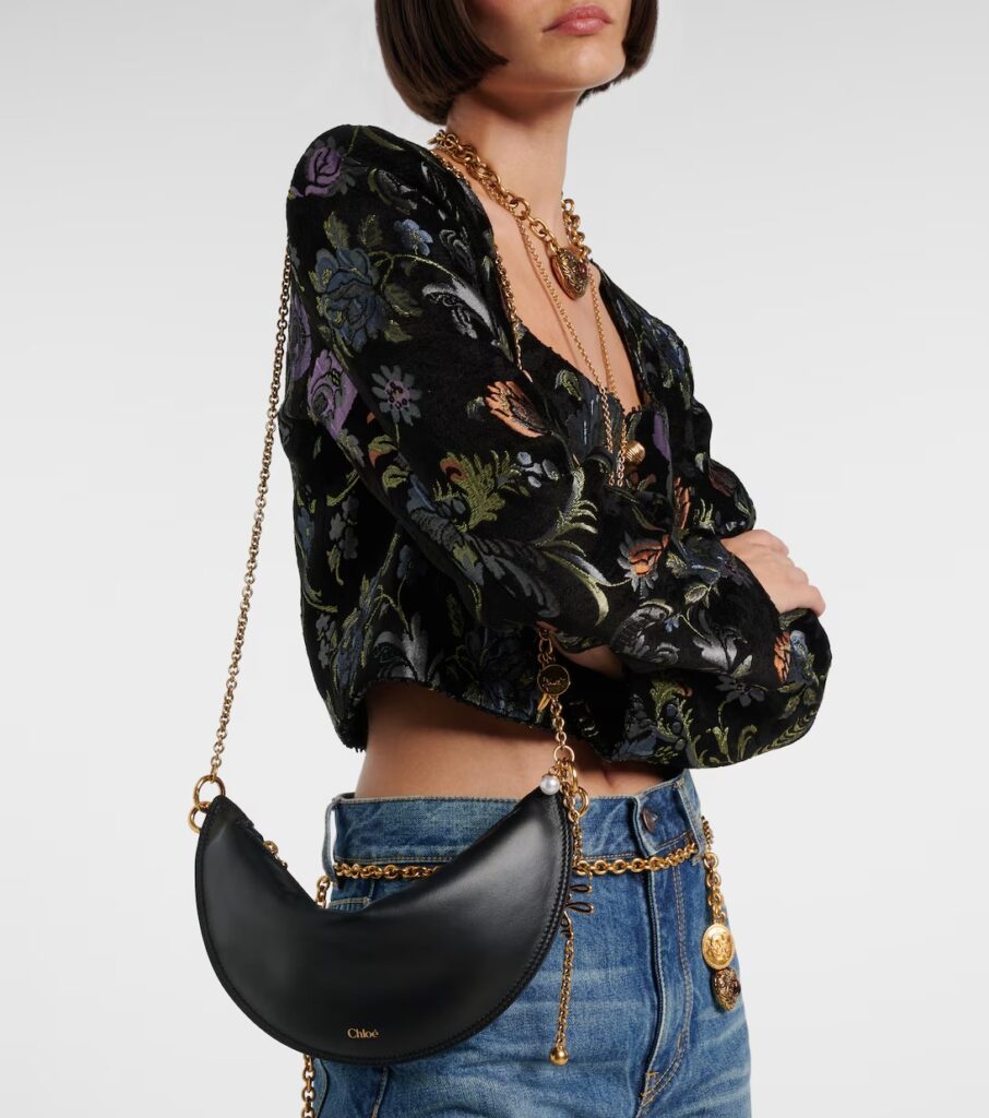 Chloé Icons Medium Leather Shoulder Bag Full Size Image 5