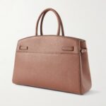 The Hudson Midi Textured-leather Tote Thumbnail 4