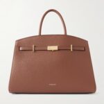 The Hudson Midi Textured-leather Tote Thumbnail 1