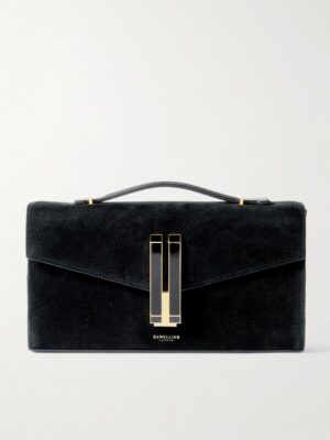 DEMELLIER LONDON The Vancouver Suede Clutch