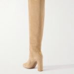 Embellished Suede Knee Boots Thumbnail 2