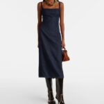 Denim Midi Dress Thumbnail 1