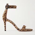 Portofino 85 Leopard-print Pony Hair Sandals Thumbnail 1