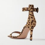 Portofino 85 Leopard-print Pony Hair Sandals Thumbnail 3