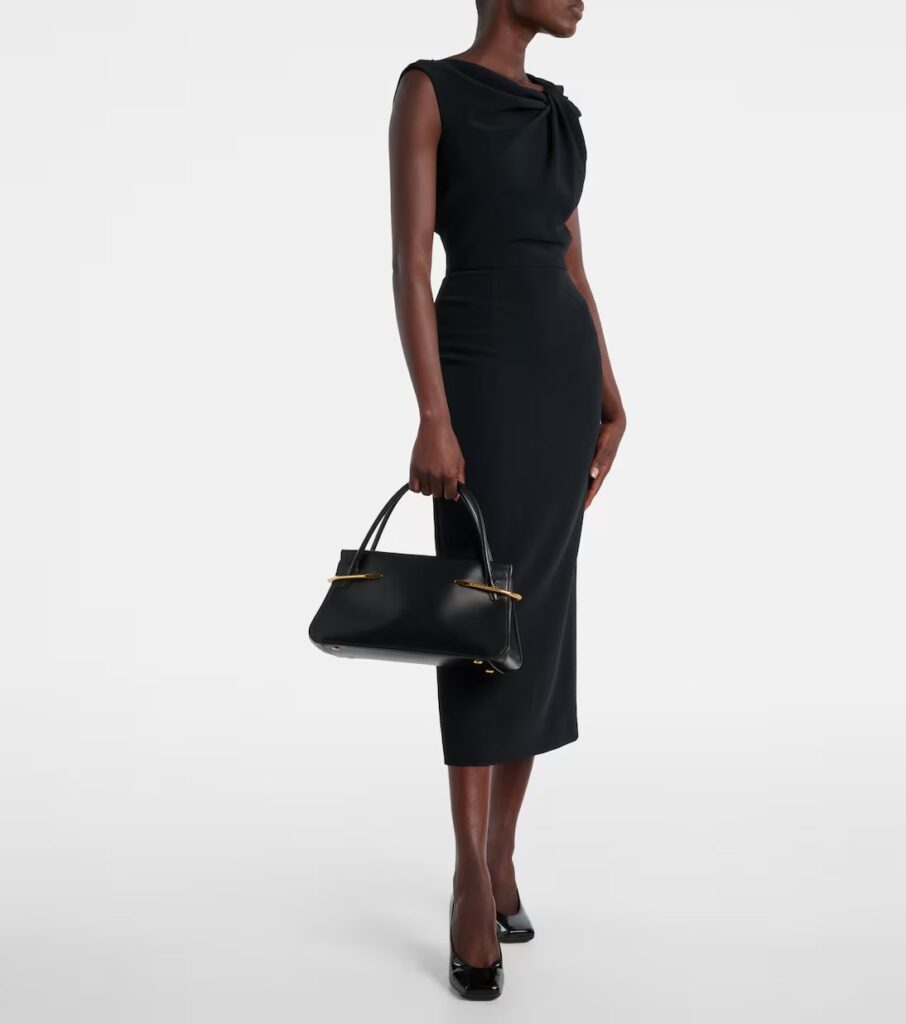 Pinch Medium Leather Tote Bag Full Size Image 5