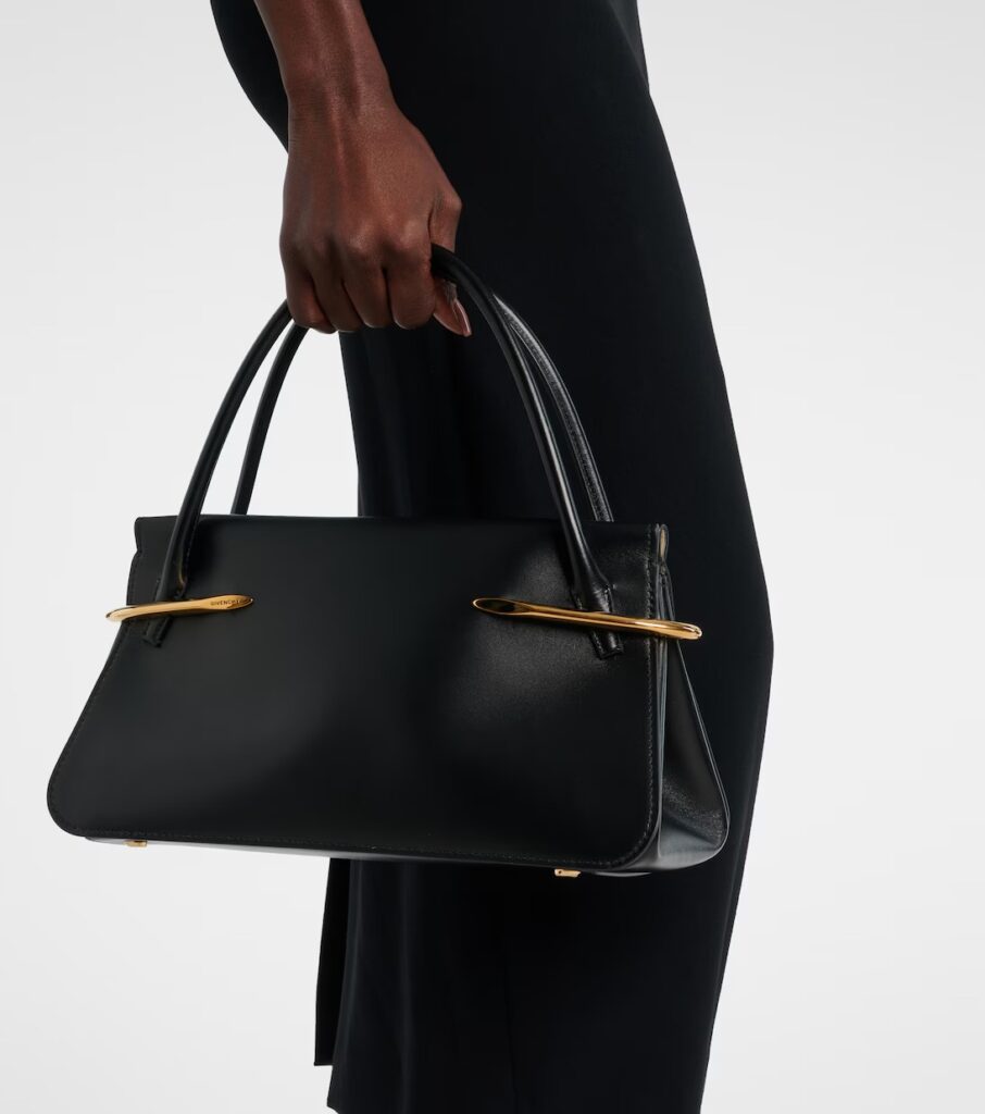 Pinch Medium Leather Tote Bag Full Size Image 2