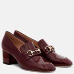 Horsebit Patent Leather Loafer Pumps Thumbnail 2