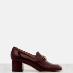Horsebit Patent Leather Loafer Pumps Thumbnail 1