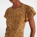 Terena Printed Silk-blend Midi Dress Thumbnail 5