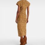 Terena Printed Silk-blend Midi Dress Thumbnail 2