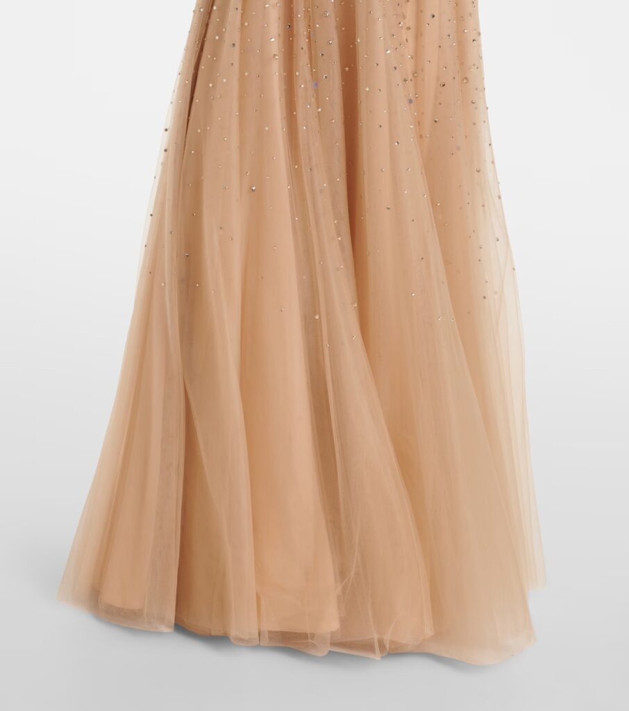 Shayla Embellished Tulle Gown Full Size Image 6