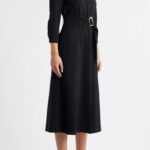 Belted Midi Shirtdress Thumbnail 3