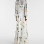 Lilith Floral Tie-neck Maxi Dress Thumbnail 2