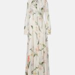 Lilith Floral Tie-neck Maxi Dress Thumbnail 5