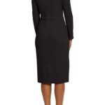 Gathered Empire Waist Long Sleeve Dress Thumbnail 3
