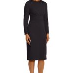 Gathered Empire Waist Long Sleeve Dress Thumbnail 2