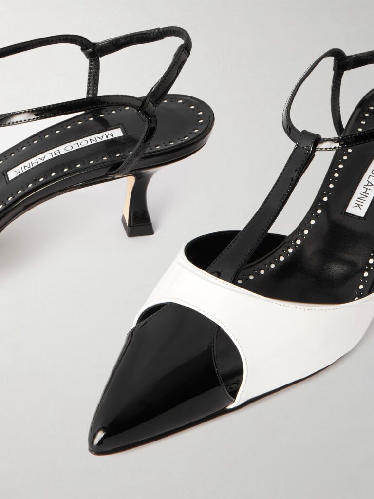 Turgimod 50 Two-tone Patent-leather Pumps Full Size Image 3