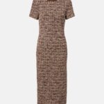 Giugno Cotton and Wool-blend Midi Dress Thumbnail 2