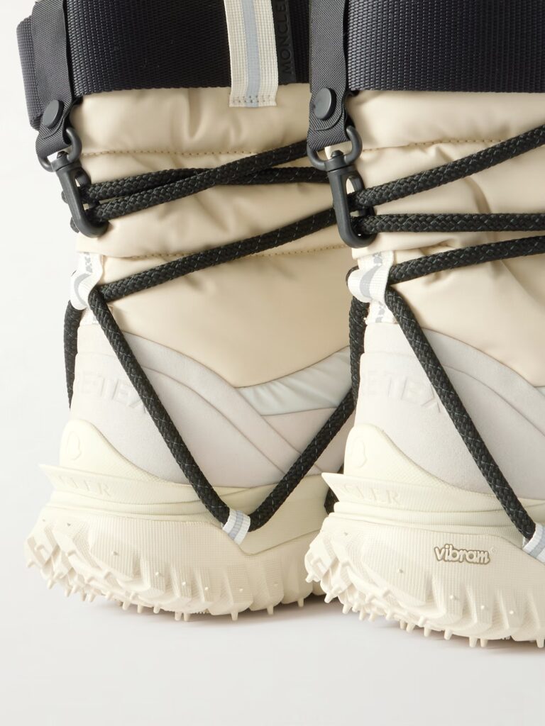 Trailgrip Leather-trimmed Quilted GORETEX Ski Boots Full Size Image 3