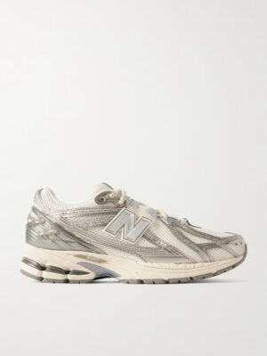 NEW BALANCE 19006R Metallic Rubber-trimmed Mesh Sneakers