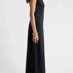 Shirred Cap Sleeve Maxi Dress Thumbnail 3