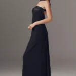 Daufine Neck Scarf Sweetheart Maxi Dress Thumbnail 2