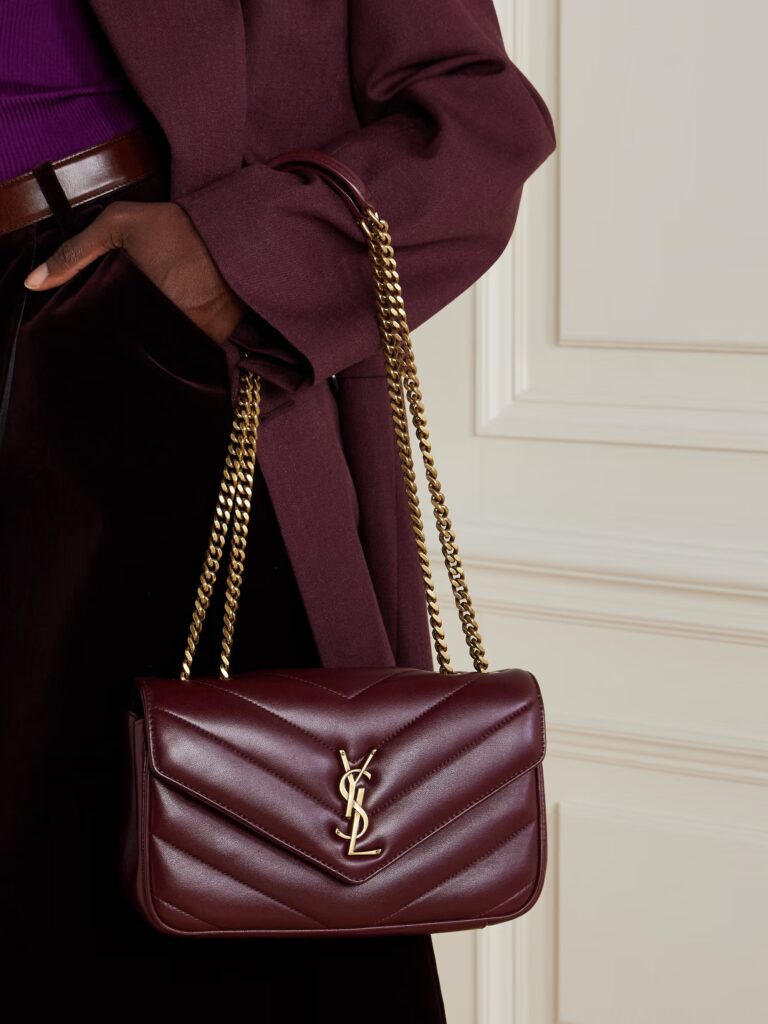Loulou Quilted Leather Shoulder Bag Full Size Image 4