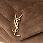 Small Quilted Suede Shoulder Bag Thumbnail 5