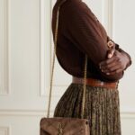 Small Quilted Suede Shoulder Bag Thumbnail 4