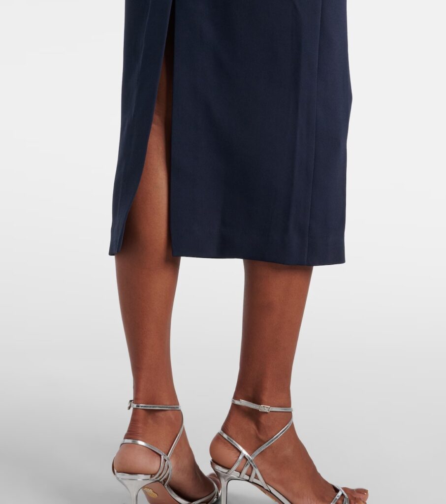 Belted Midi Dress Full Size Image 3