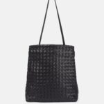 Lilou Woven Leather Shoulder Bag Thumbnail 1
