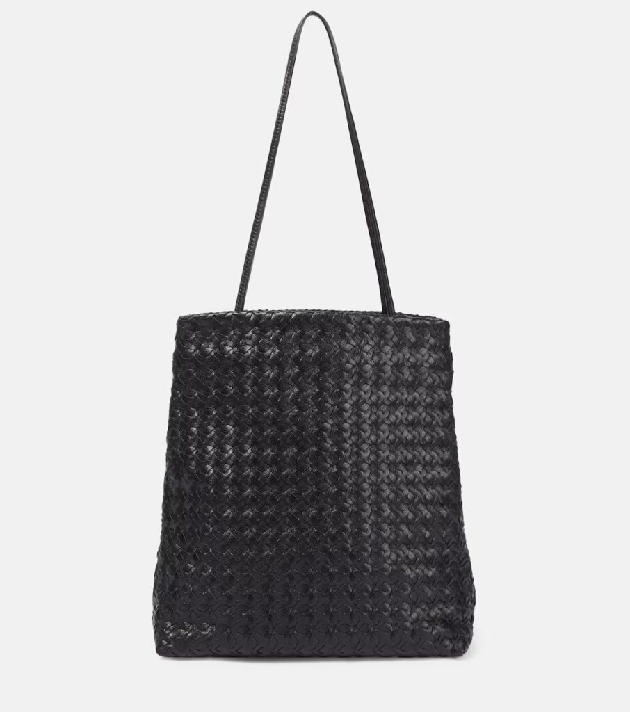 Lilou Woven Leather Shoulder Bag Full Size Image 1