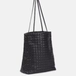 Lilou Woven Leather Shoulder Bag Thumbnail 6